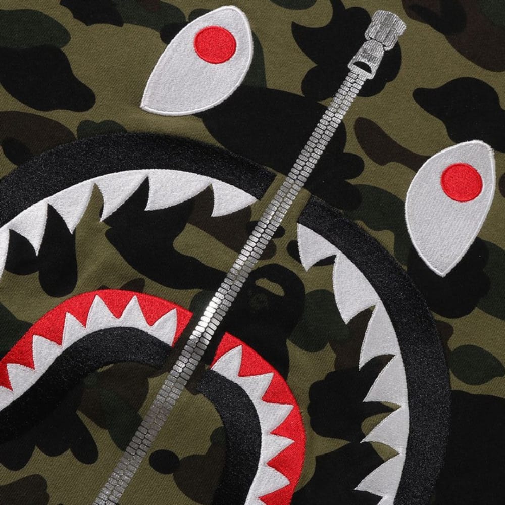 Bape 1st Camo Shark Sweatshirt
