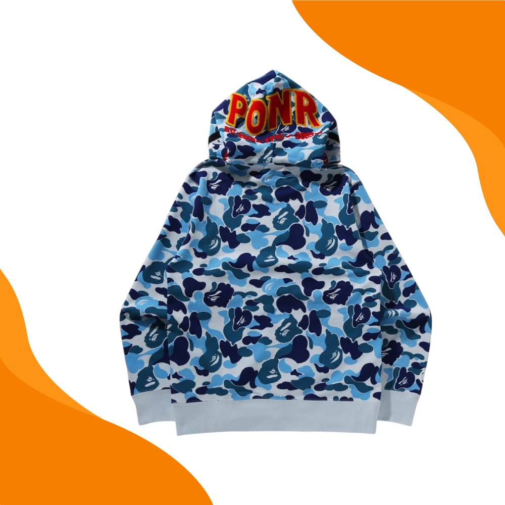 Bape ABC Camo Shark Full Zip Hoodie