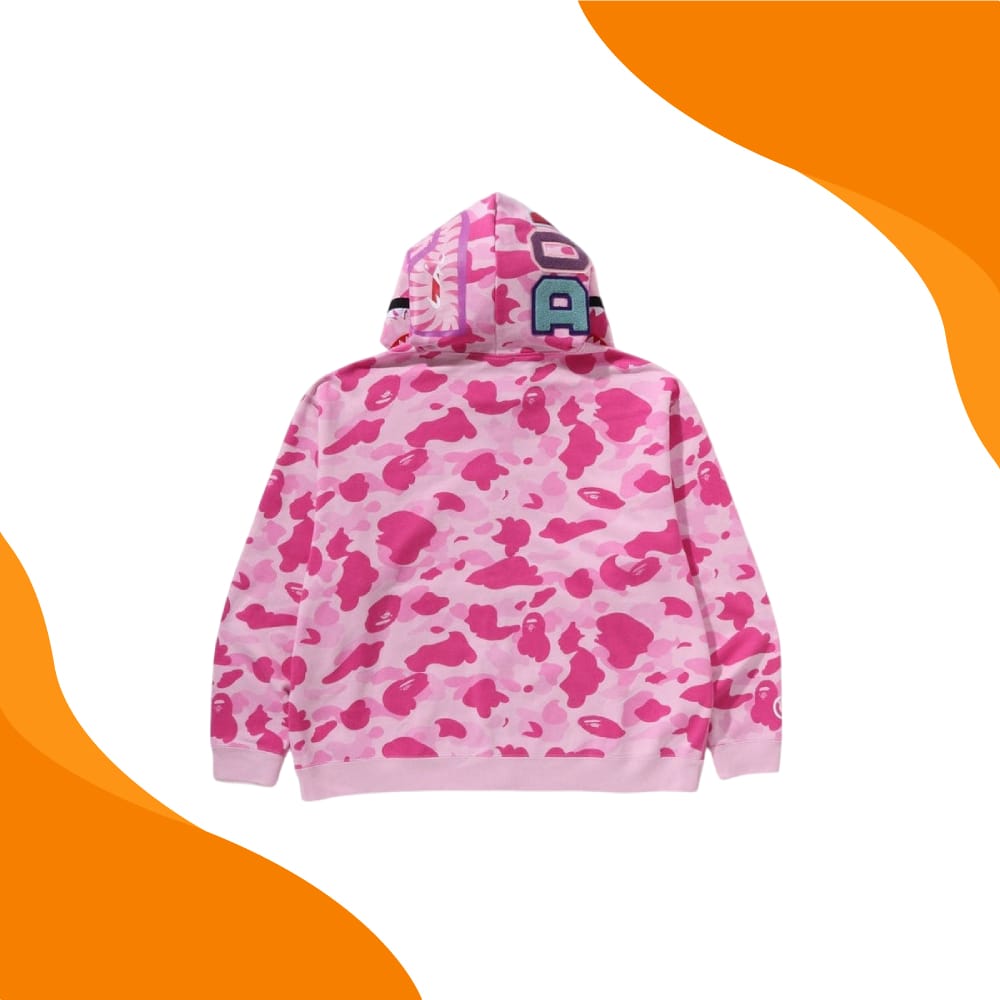 Bape Hoodie Pink
