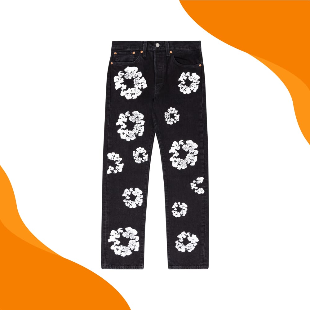 Black Denim Tears Jeans