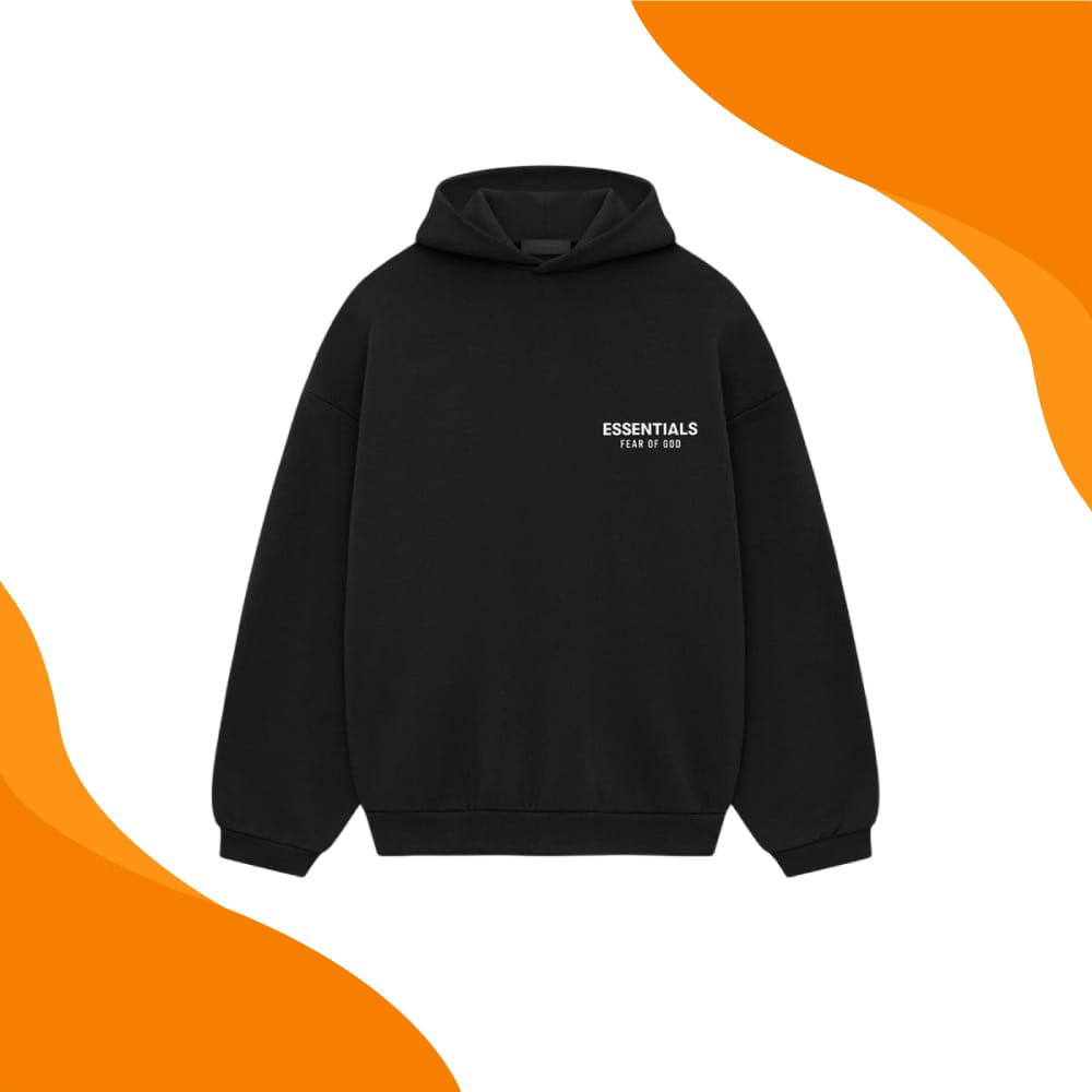 Black Essentials Hoodie