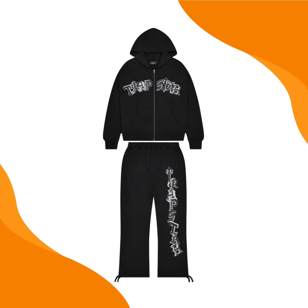 Black Trapstar Tracksuit