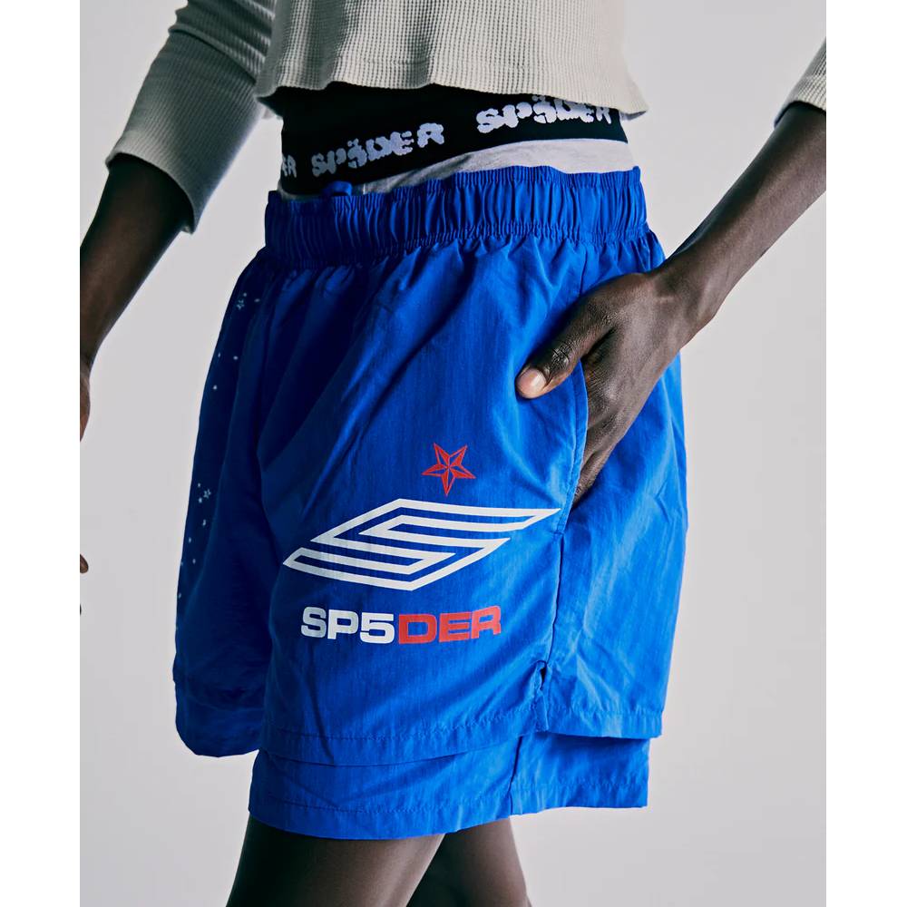 Sp5der Shorts Blue