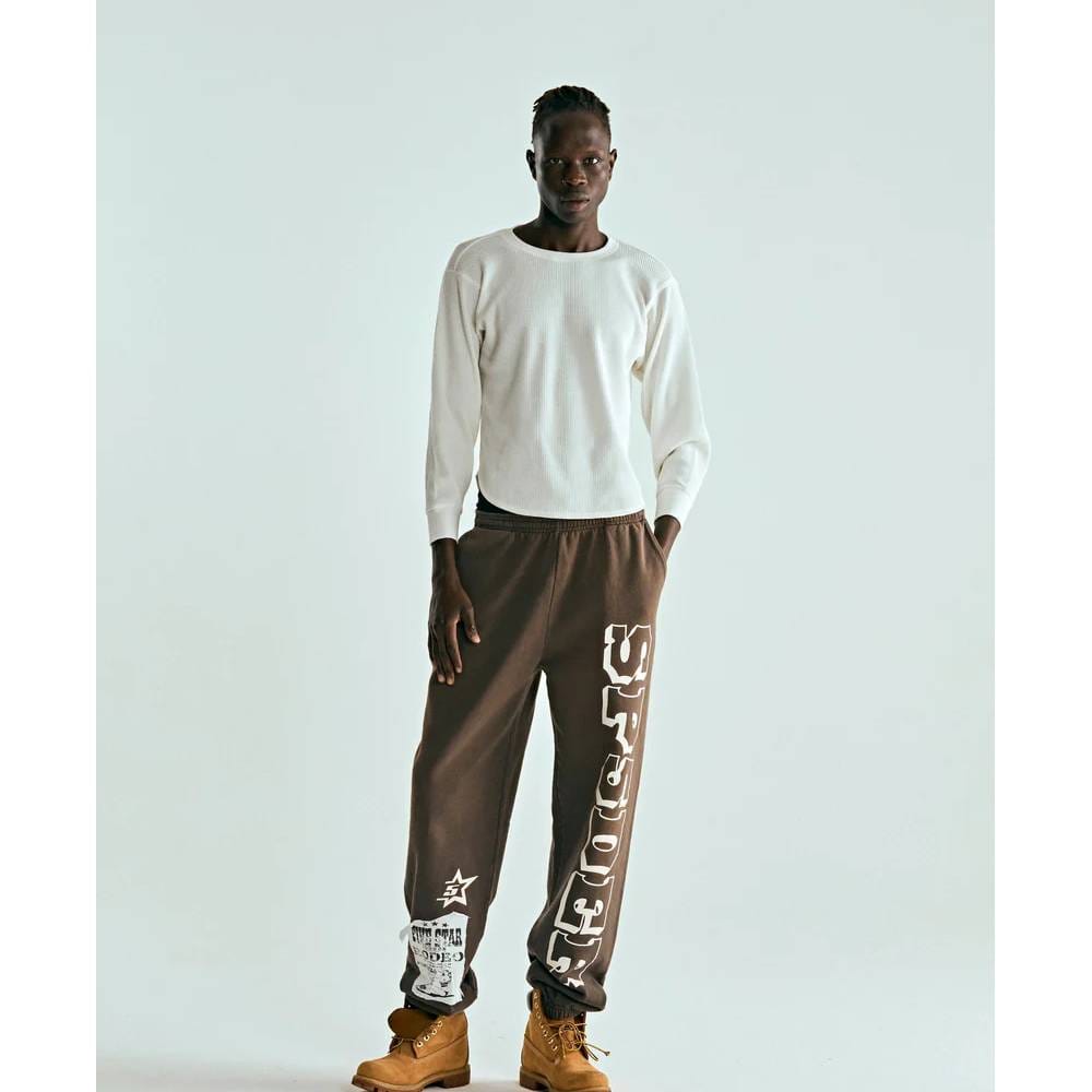 Brown Sp5der Sweatpants