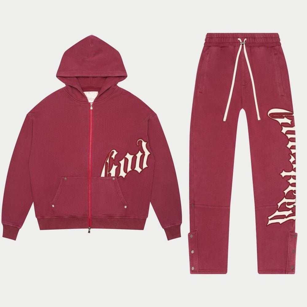 Burgundy Godspeed Tracksuit