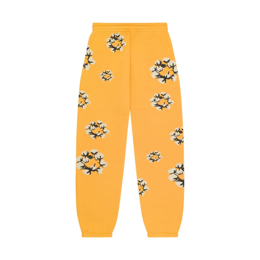 Cactus Tears Wreath Sweatpants Yellow