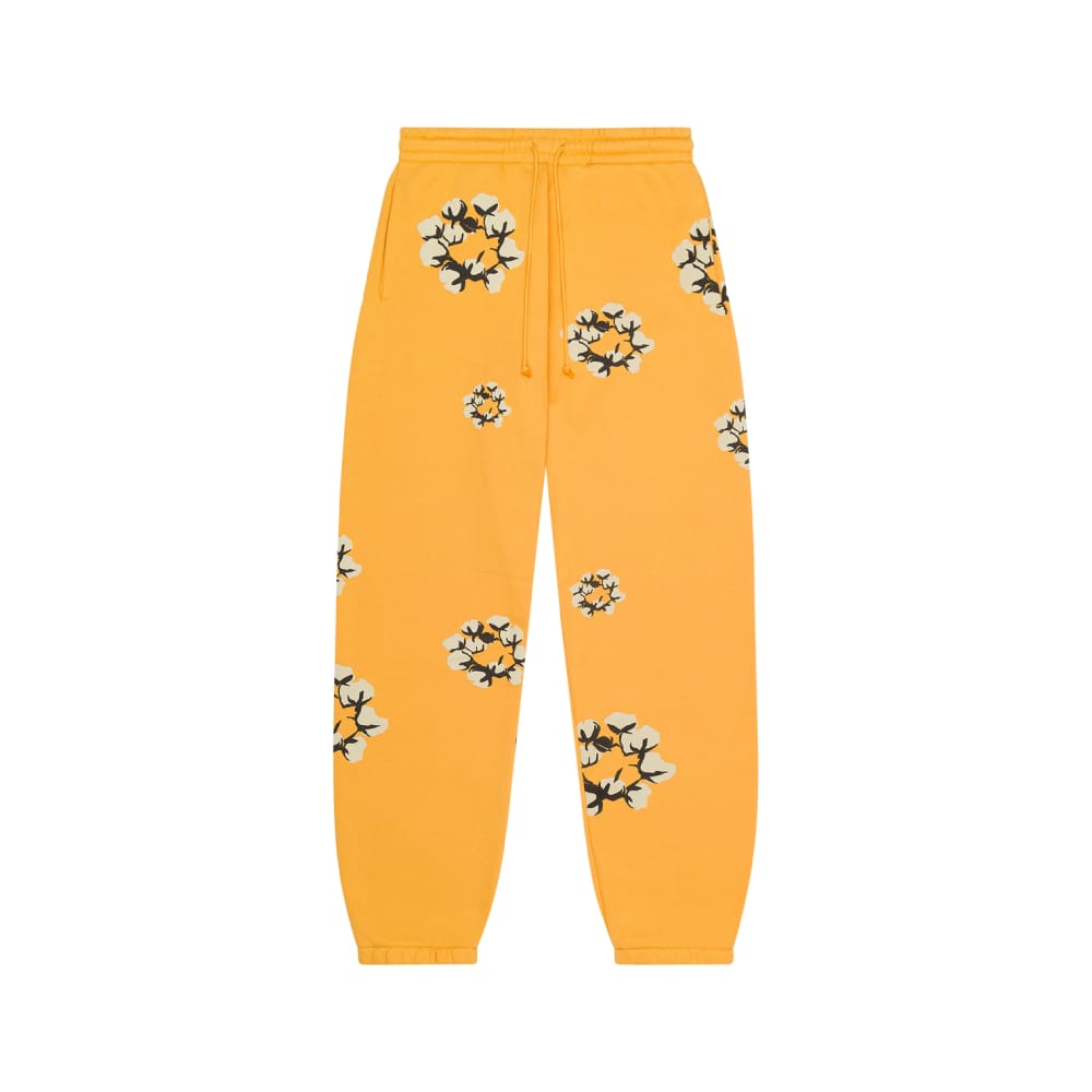 Cactus Tears Wreath Sweatpants Yellow
