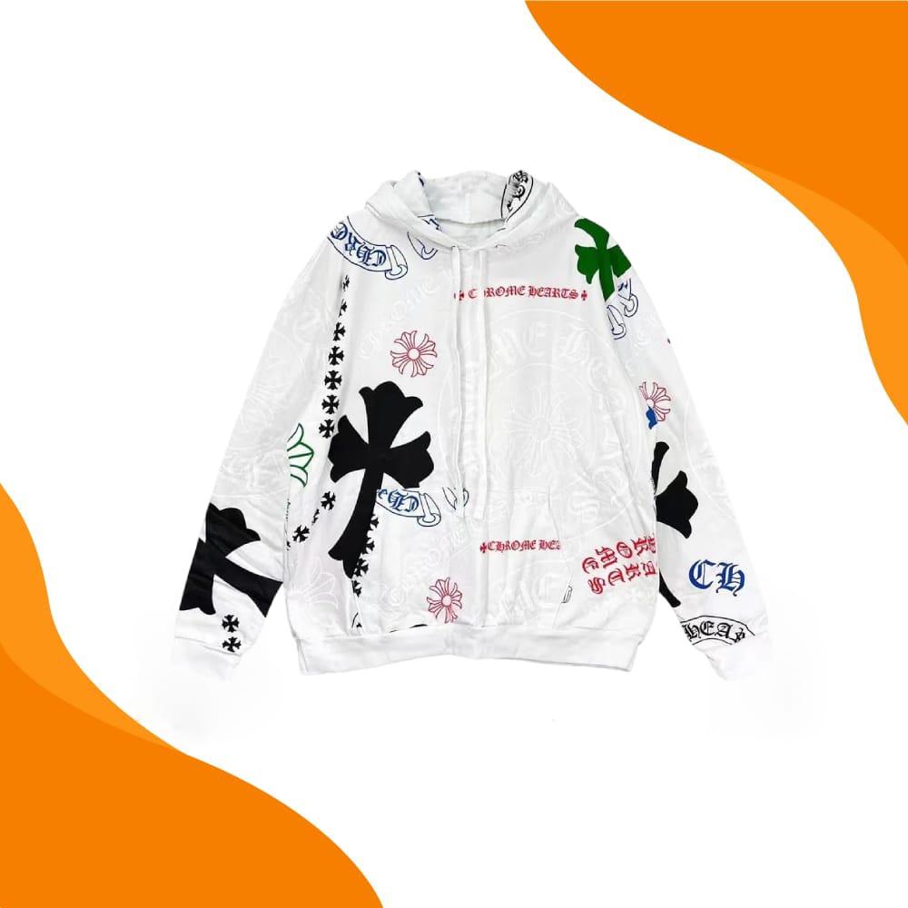 Chrome Hearts Multi Cross & Horseshoe Hoodie