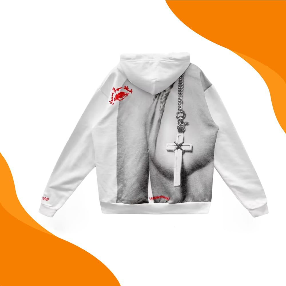 Chrome Hearts Laurie Lynn Stark "Love You" Portrait Hoodie