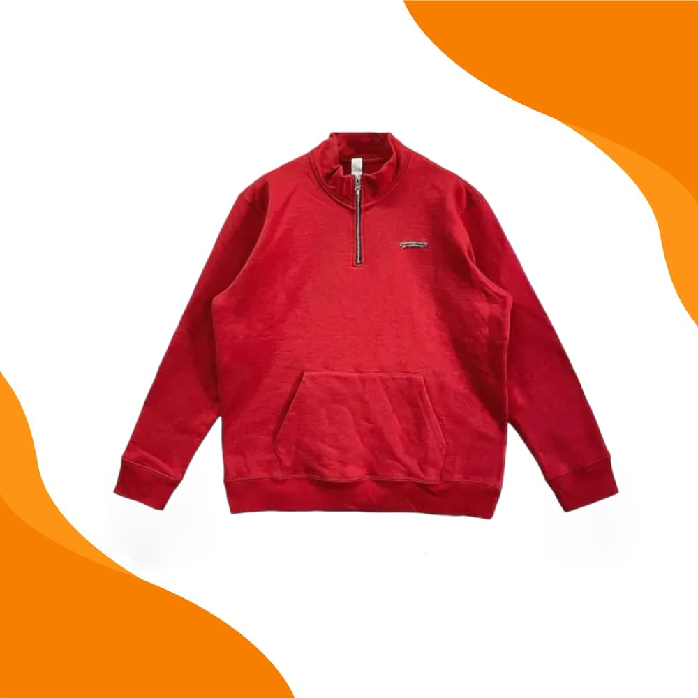 Chrome Hearts Red Hollywood Cross Sweatshirt