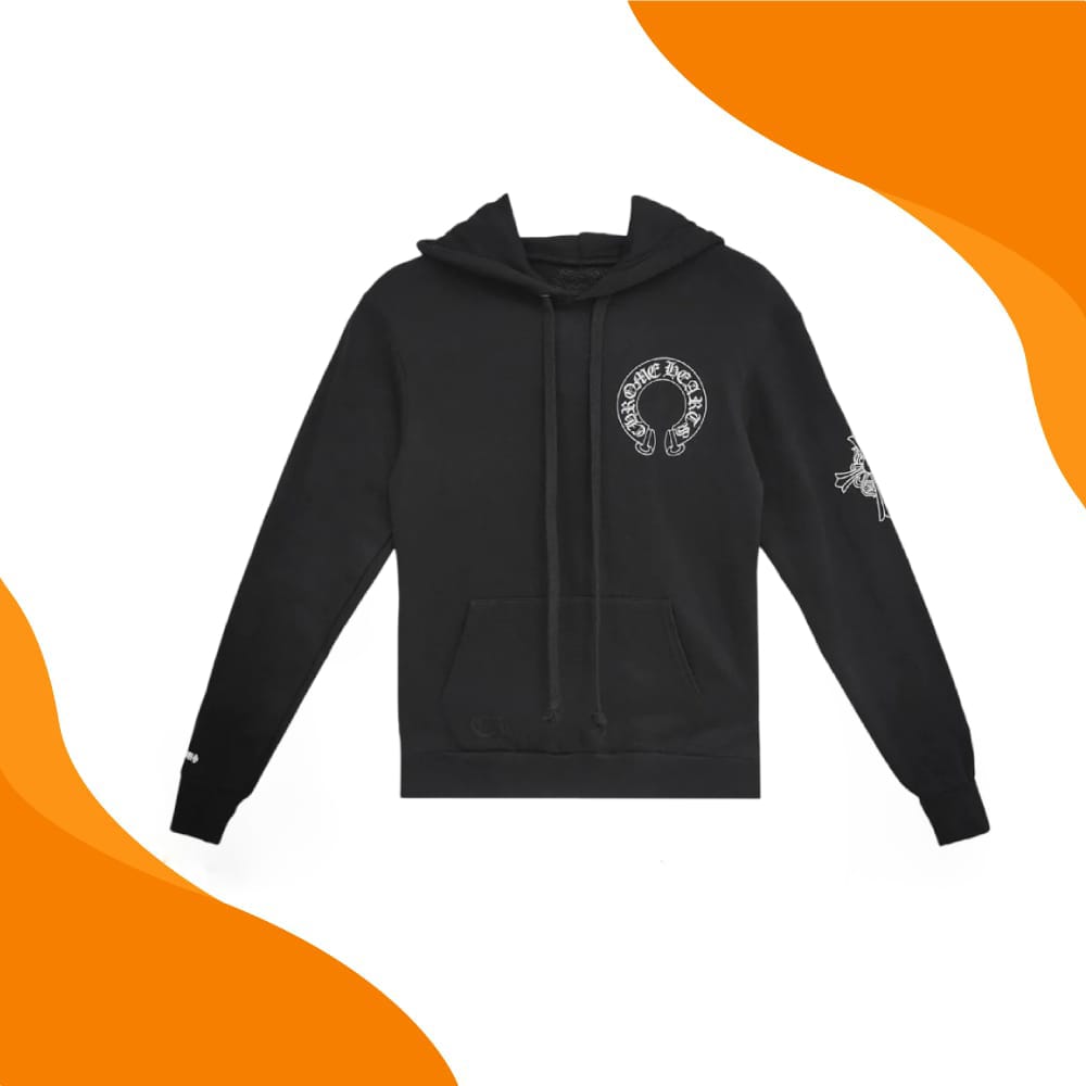 Chrome Hearts Hollywood Black Pullover Hoodie