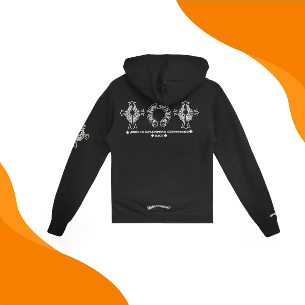 Chrome Hearts Hollywood Black Pullover Hoodie