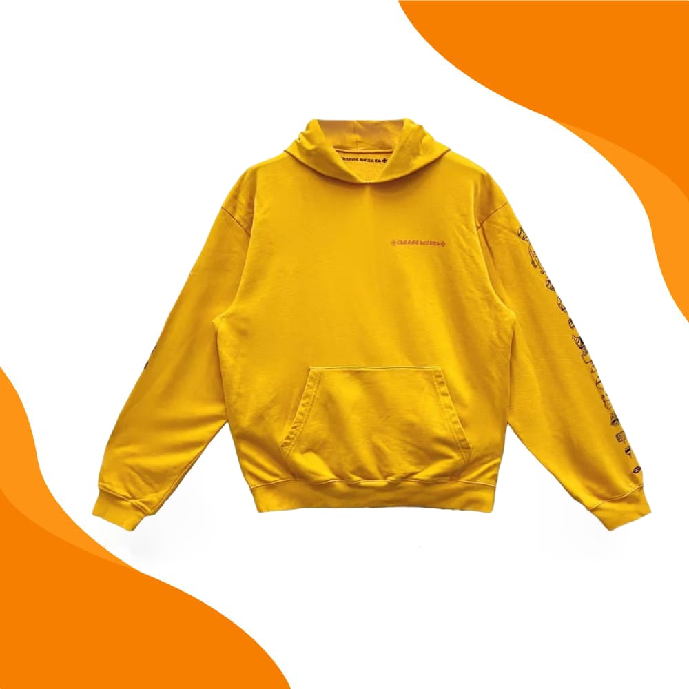 Chrome Hearts Matty Boy Back Horseshoe Graffiti Hoodie