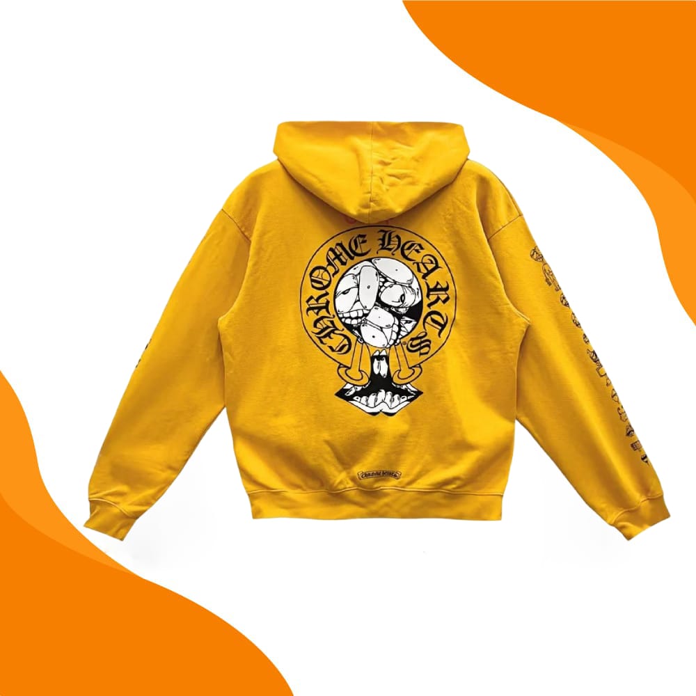 Chrome Hearts Matty Boy Back Horseshoe Graffiti Hoodie