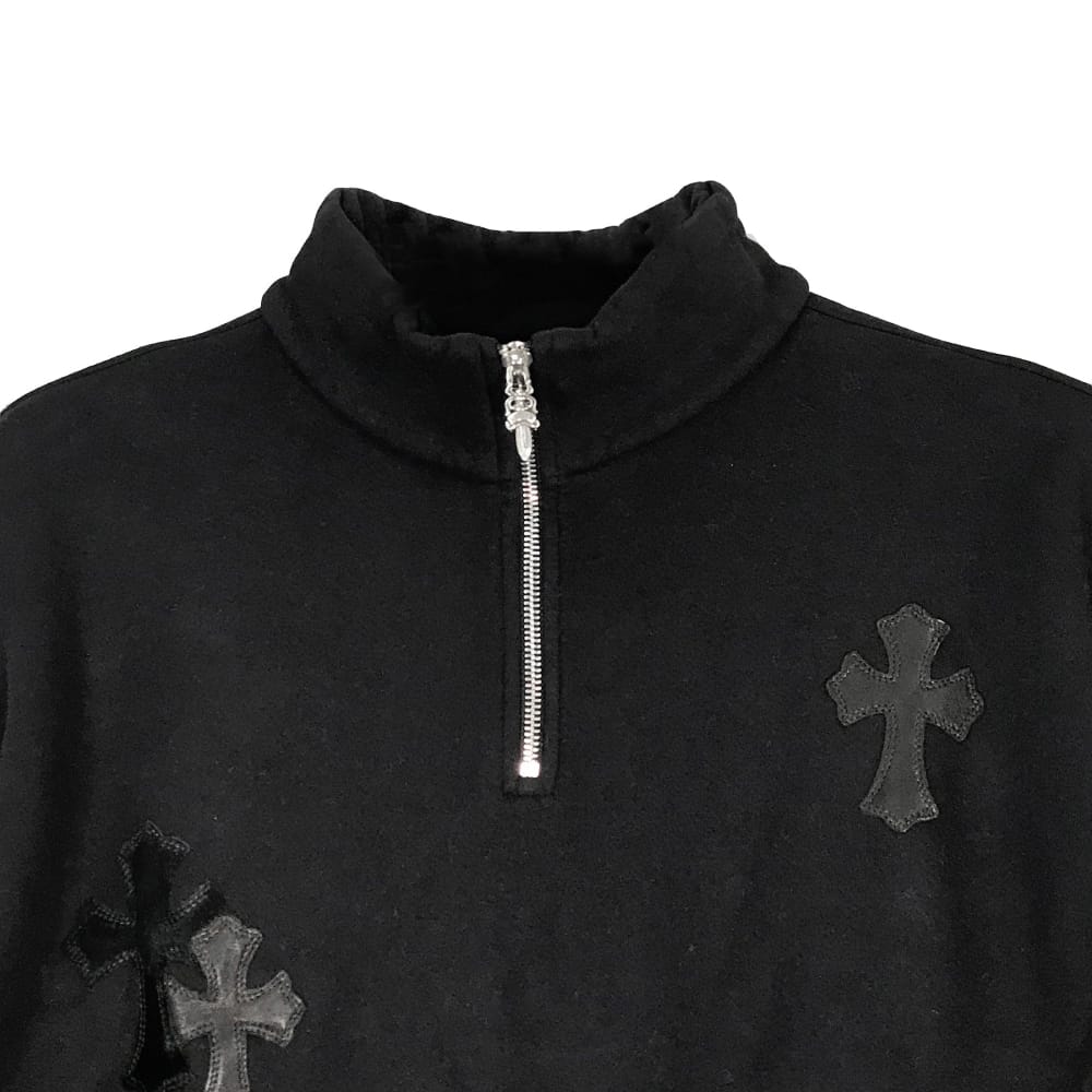 Chrome Hearts Half Zip Sweatshirt