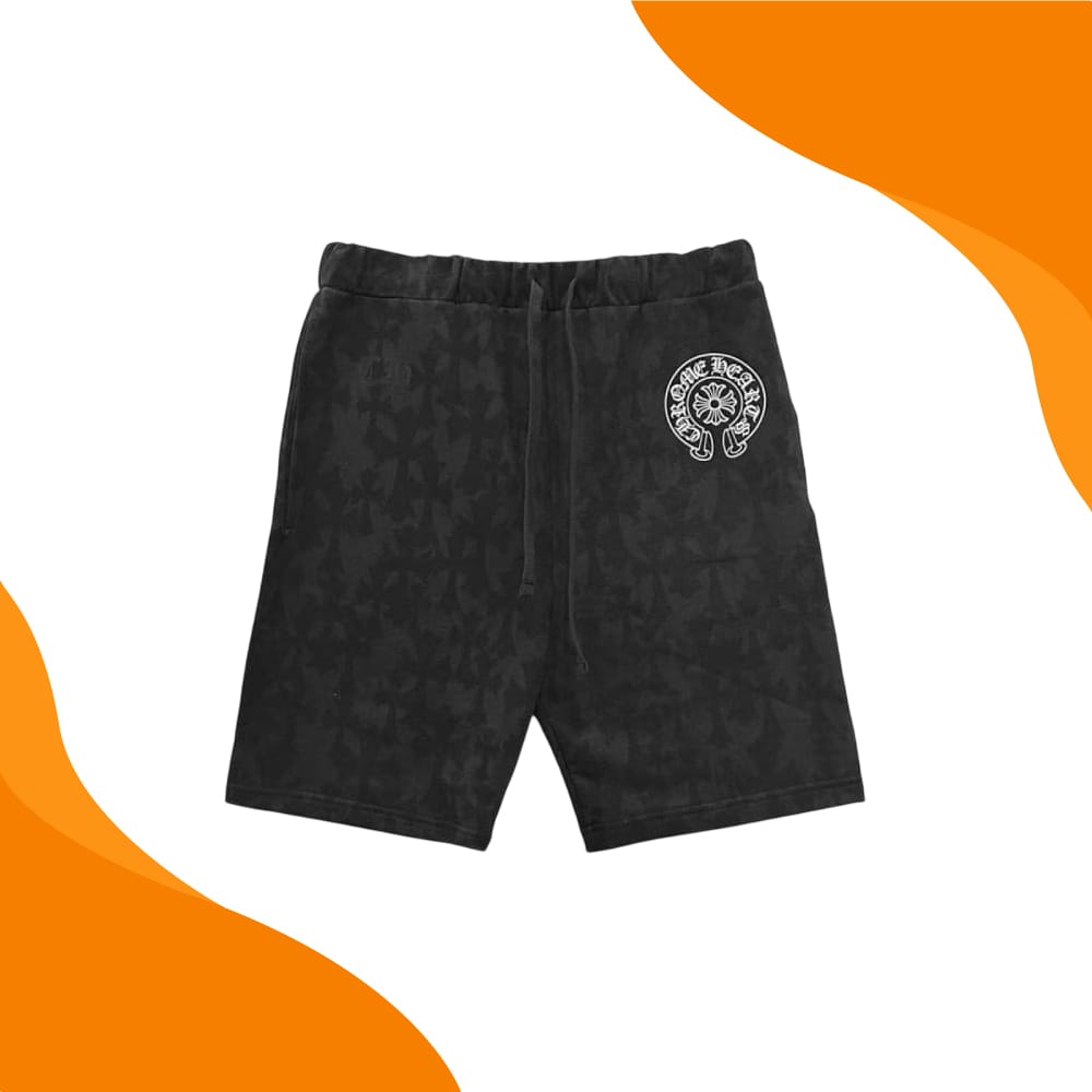 Chrome Hearts Black Shorts