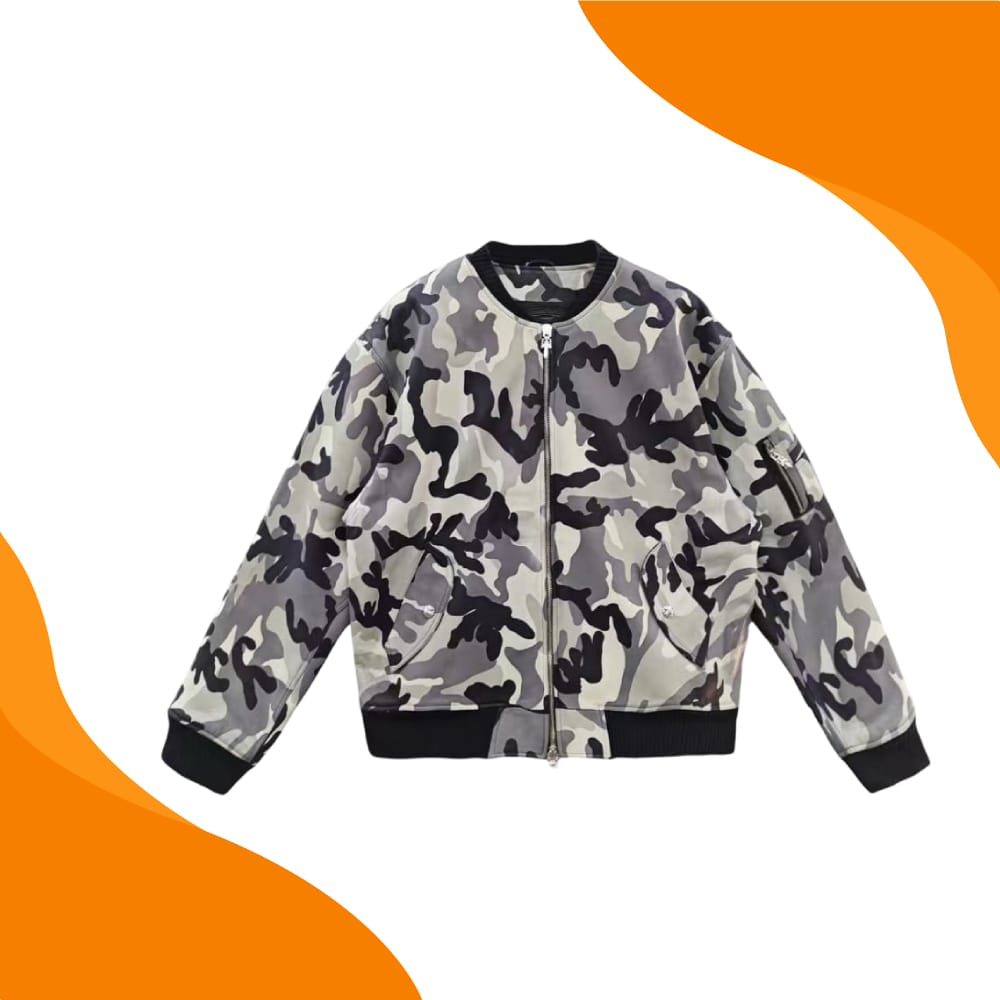 Chrome Hearts Camouflage Leather Jacket