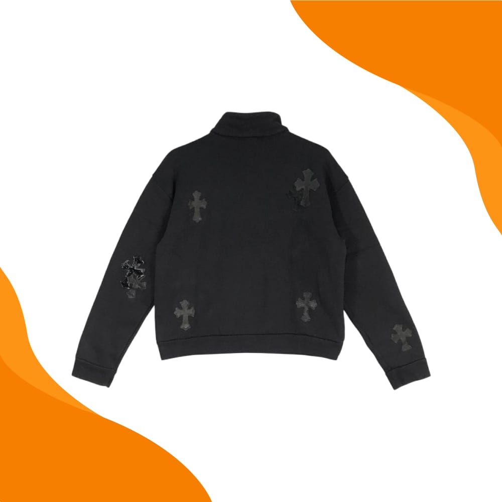 Chrome Hearts Half Zip Sweatshirt