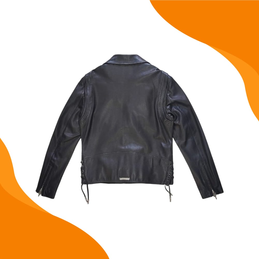Chrome Hearts Jj Dean Leather Biker Jacket