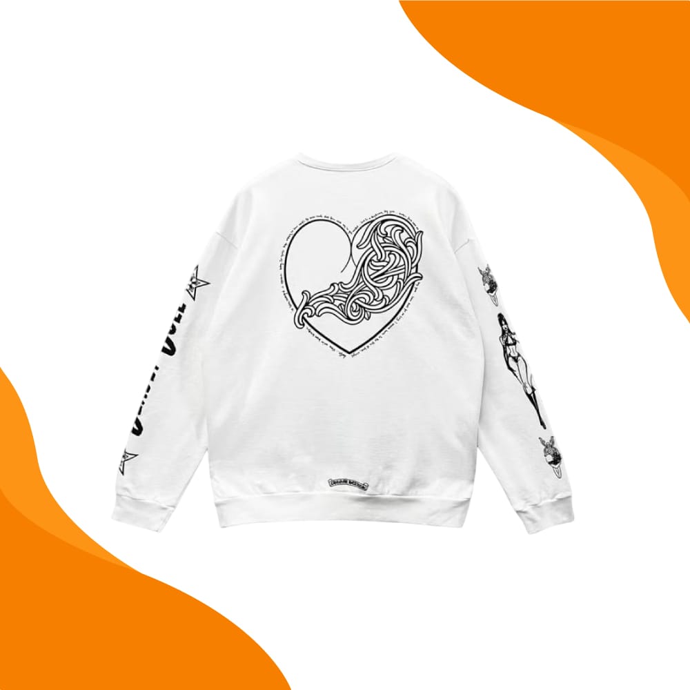 Chrome Hearts White Sweatshirt
