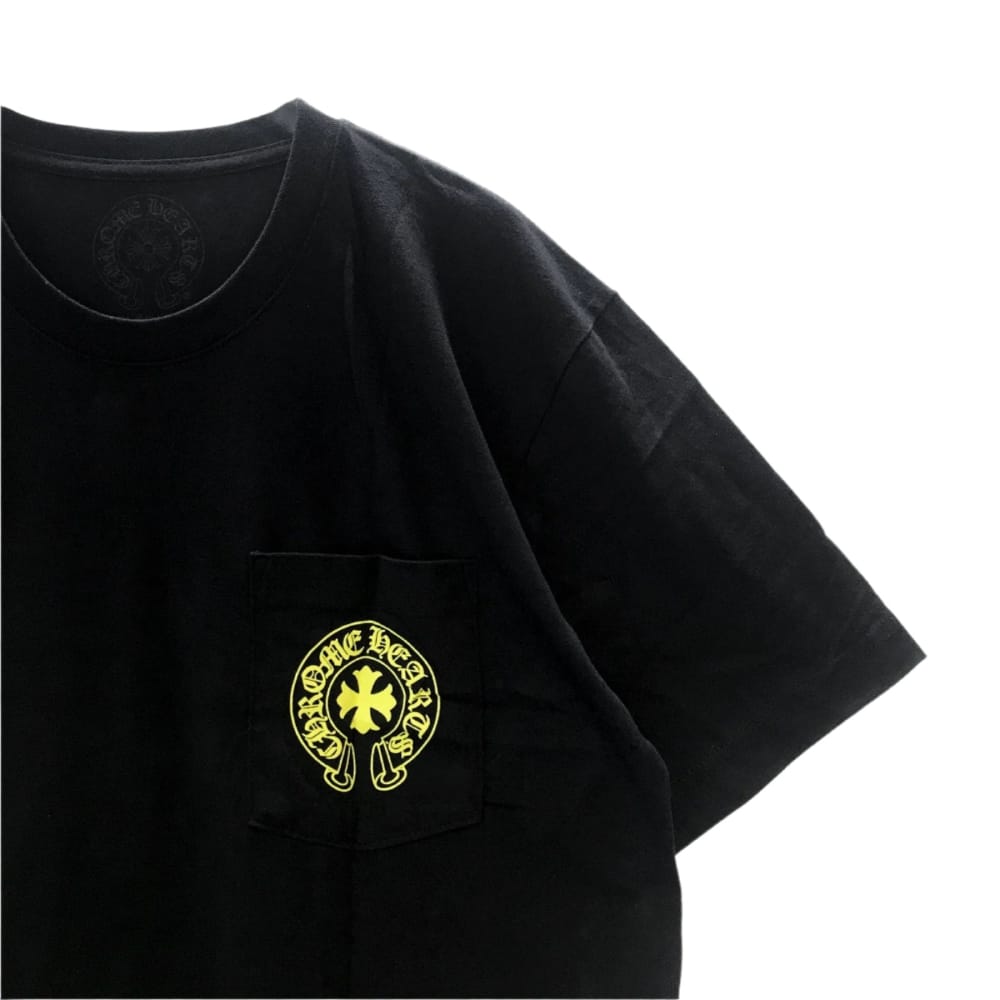 Black and Yellow Chrome Hearts Shirt