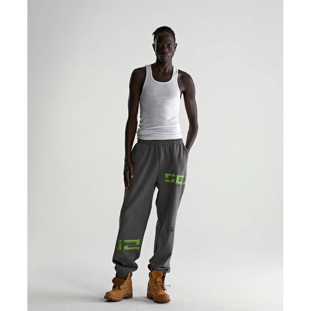Sp5der Dark Grey Sweatpants