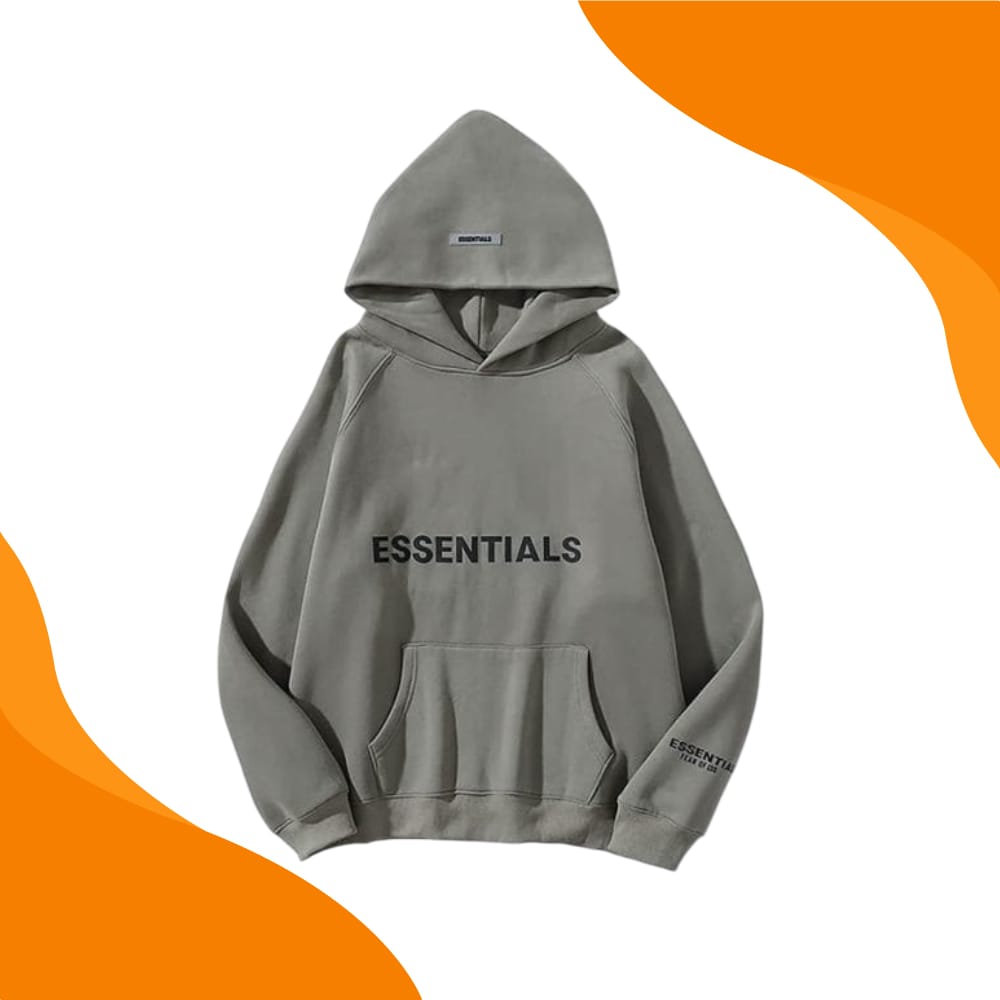 Dark Grey Essentials Hoodie