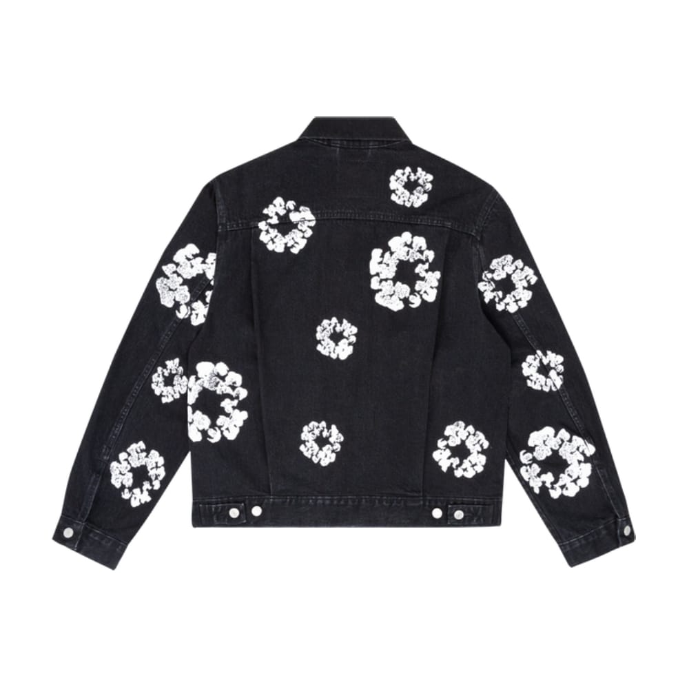 Denim Tears All Over Wreath Jacket Black