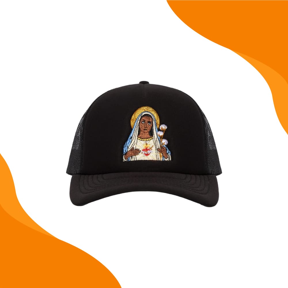 Denim Tears Black Trucker Hat