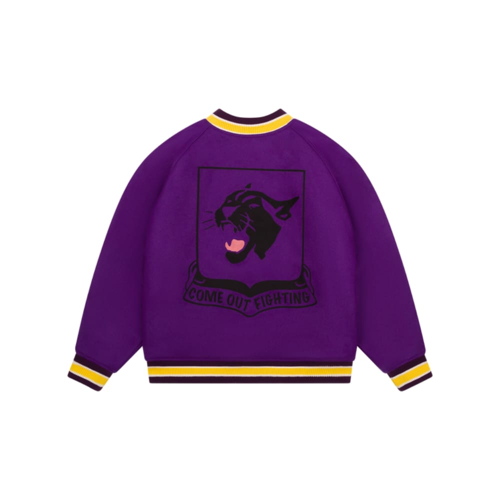 Denim Tears Come Out Fighting Varsity Jacket