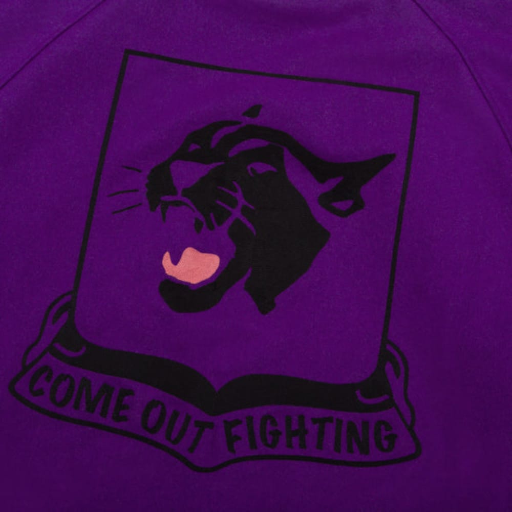 Denim Tears Come Out Fighting Varsity Jacket