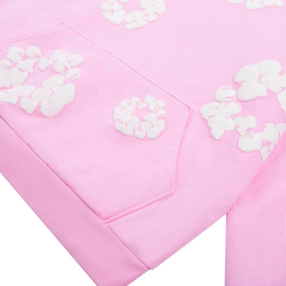 Denim Tears Wreath Hoodie Pink