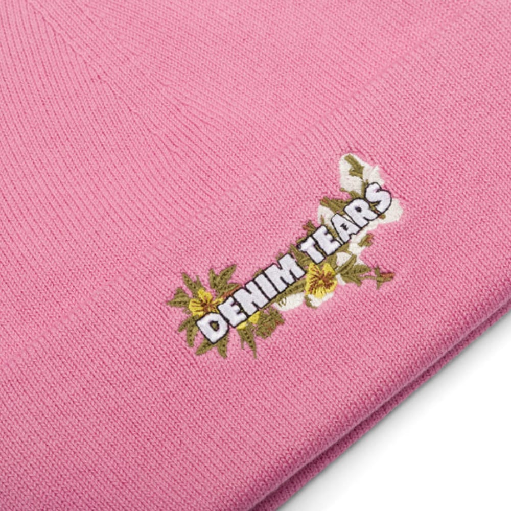 Denim Tear Beanie Pink