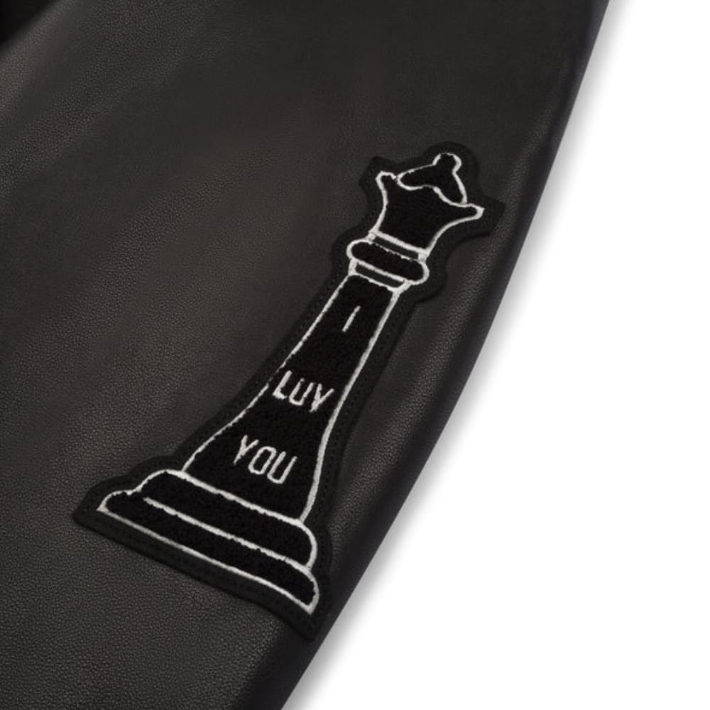 Denim Tears Grandmaster Varsity Jacket Black