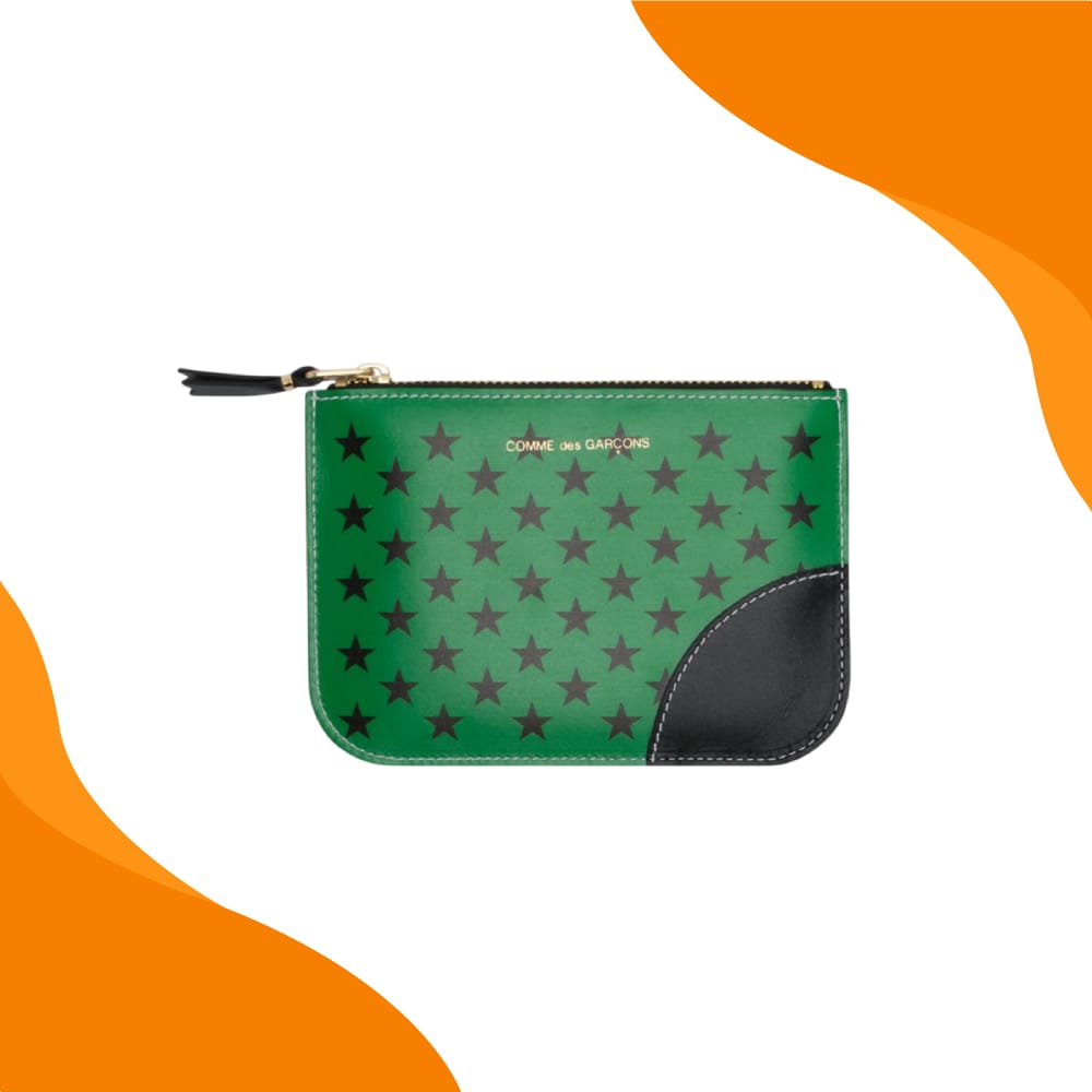 Denim Tears Pan African American Flag Zip Pouch