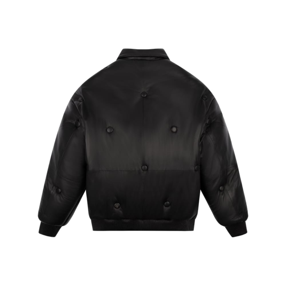 Denim Tears Sofa Leather Puffer Jacket