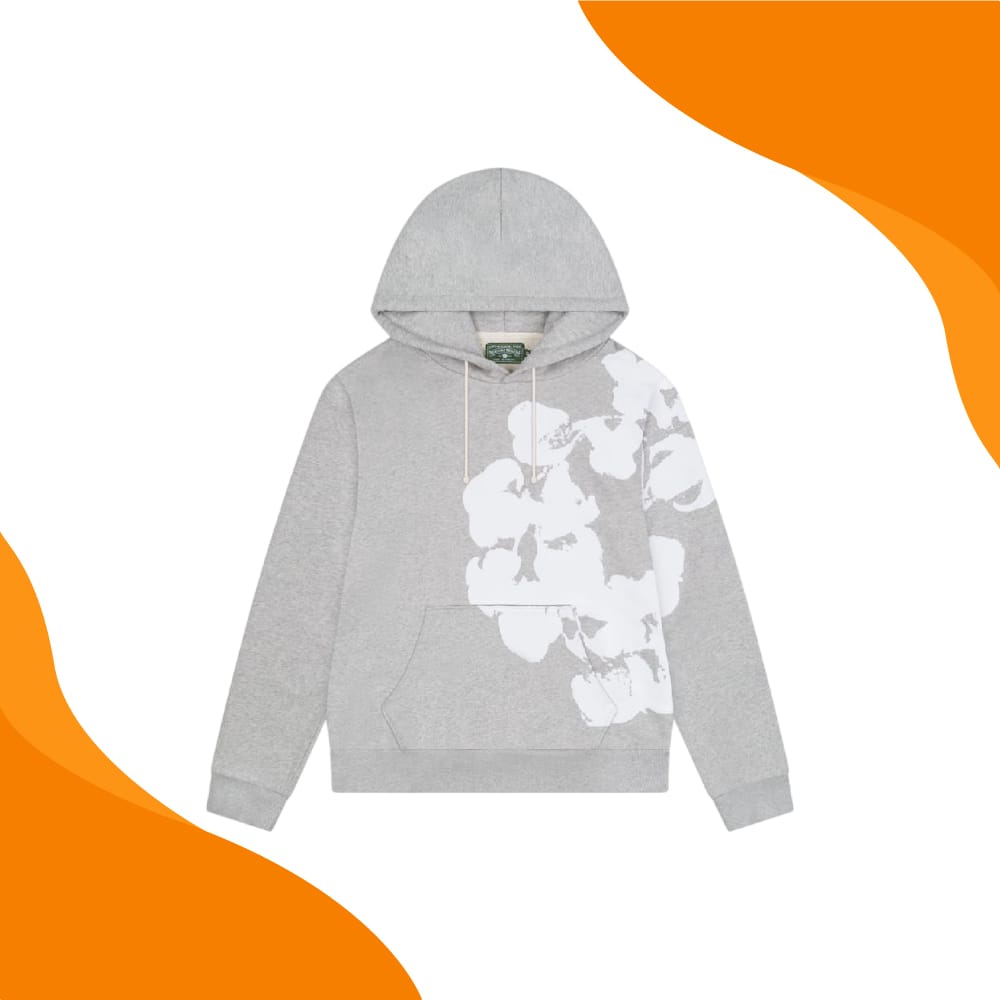 Denim Tears Wreath Hoodie Grey