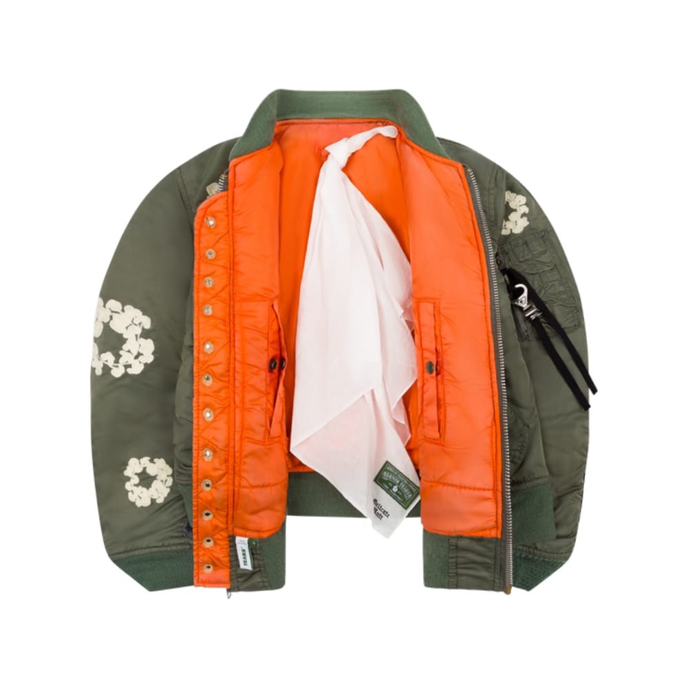 Denim Tears X Delicate Unit Bomber Jacket Green