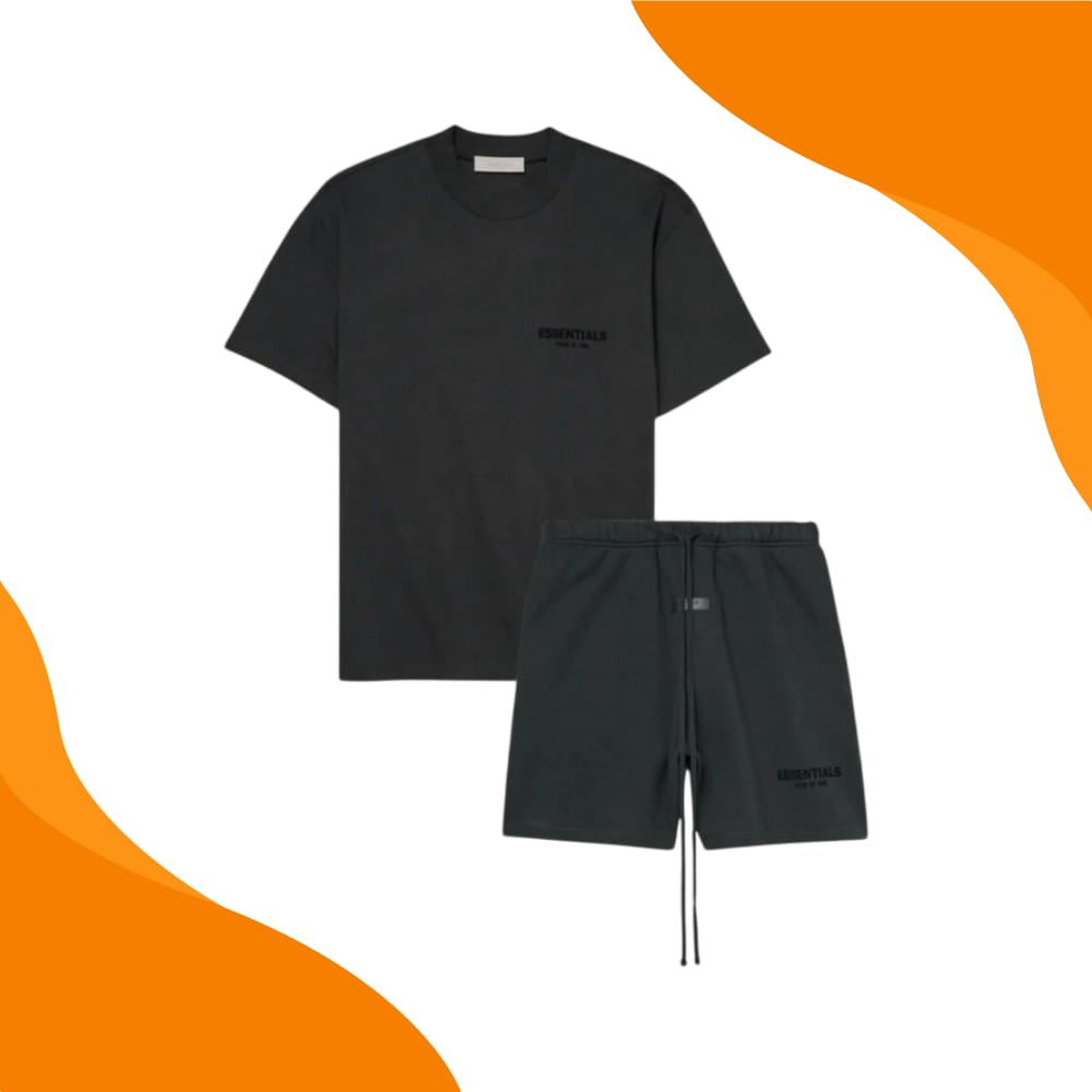 Fear of God Essentials Short Set Black (SS22)