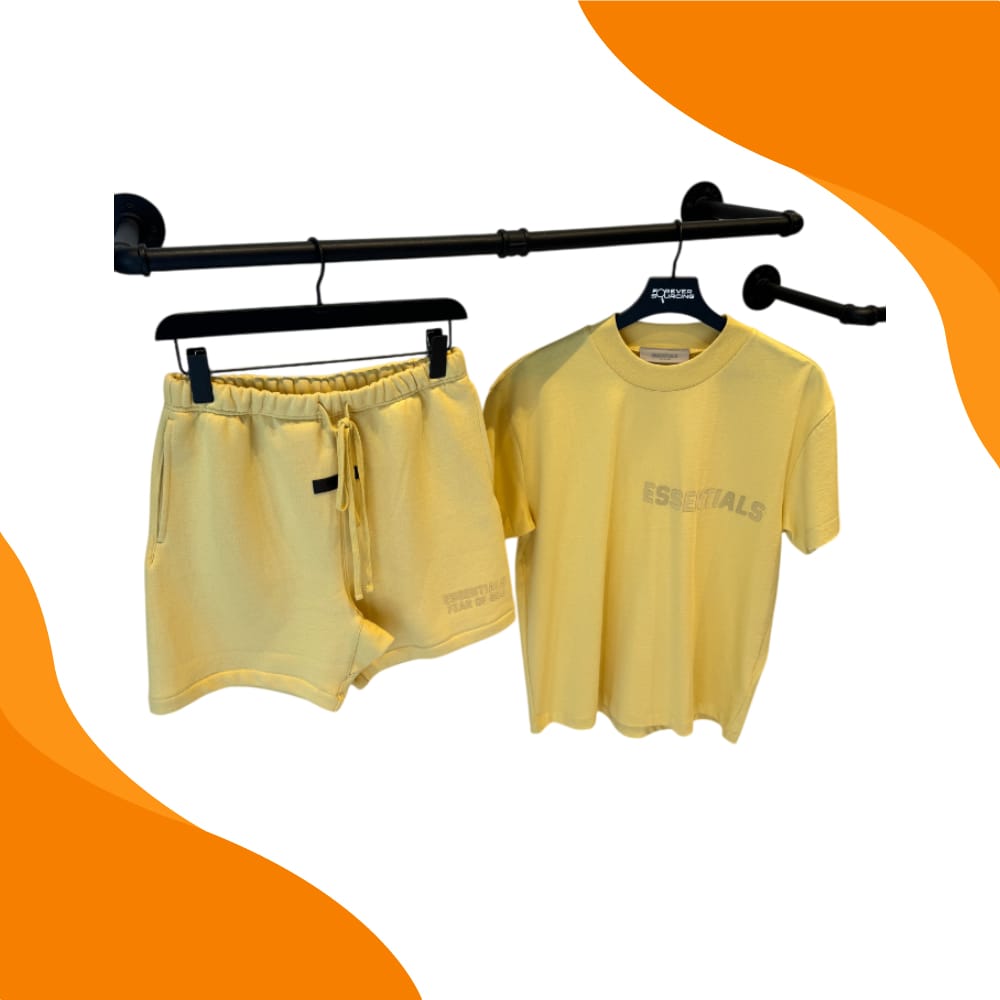 Fear of God Essentials Short Set Light Tuscan (SS23)