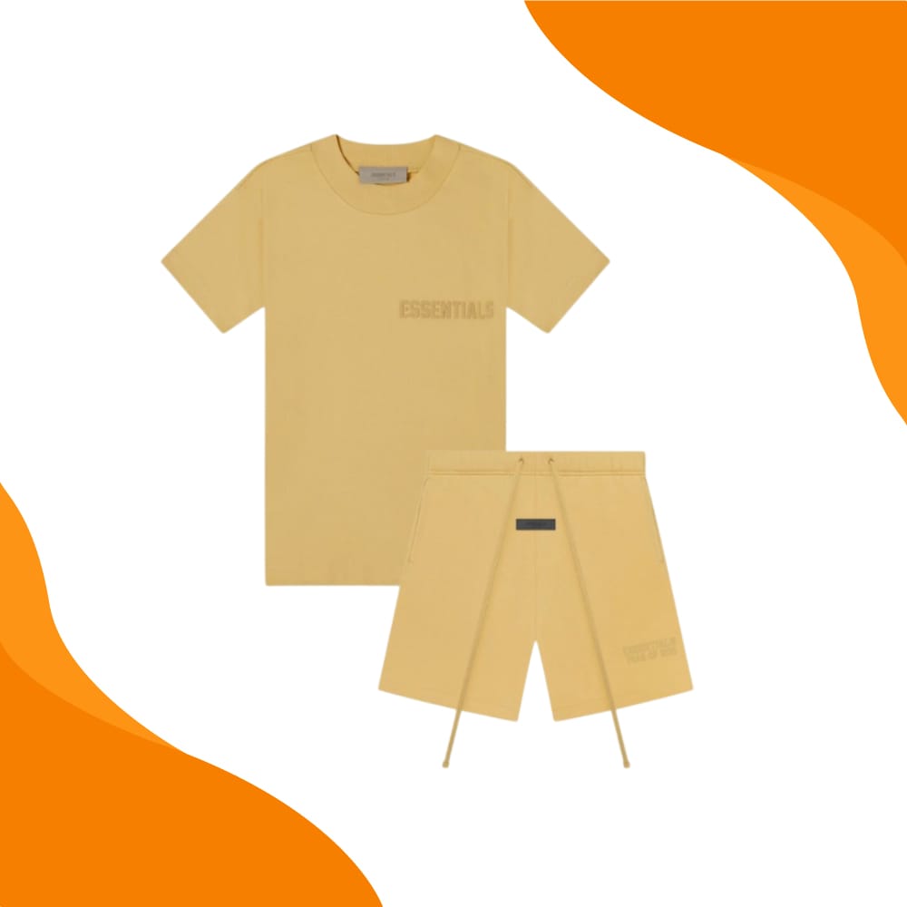Fear of God Essentials Short Set Light Tuscan (SS23)