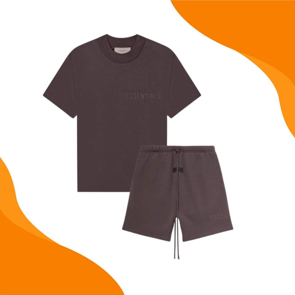 Fear of God Essentials Short Set Plum (SS23)