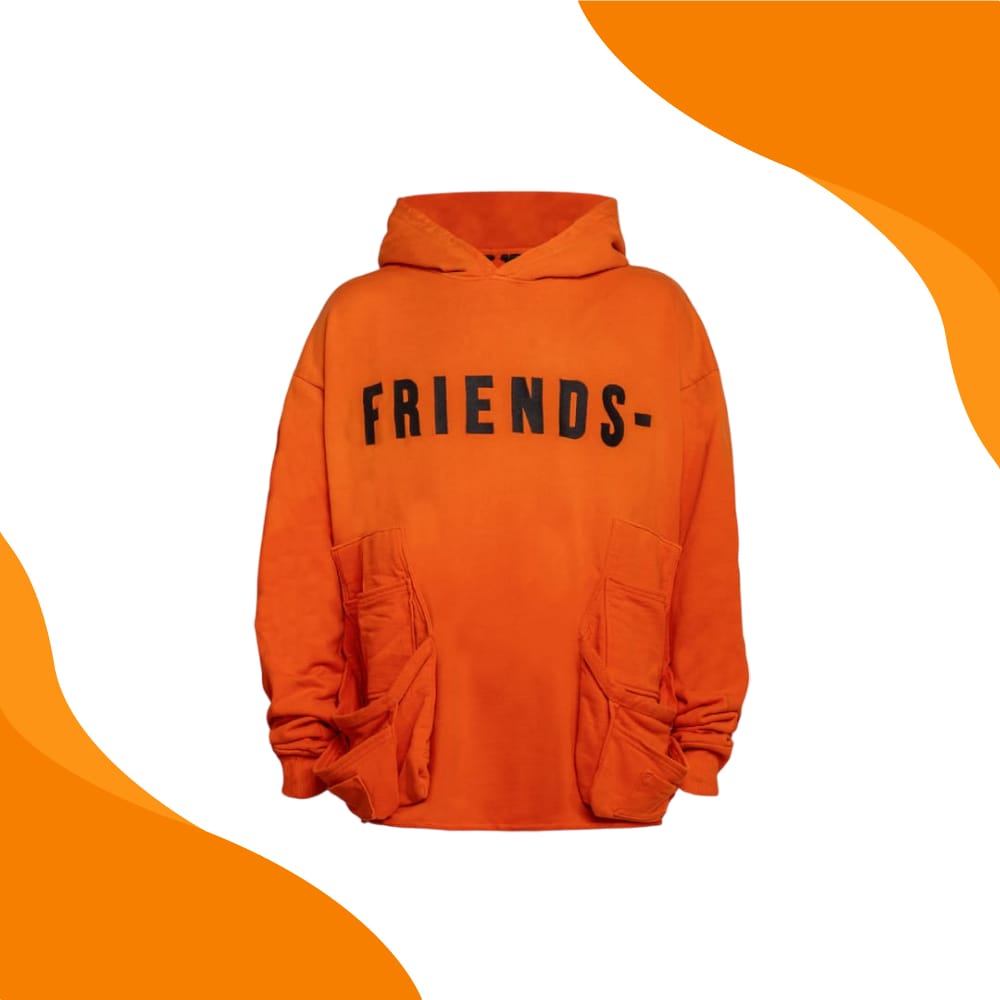 Friends Vlone Hoodie Orange