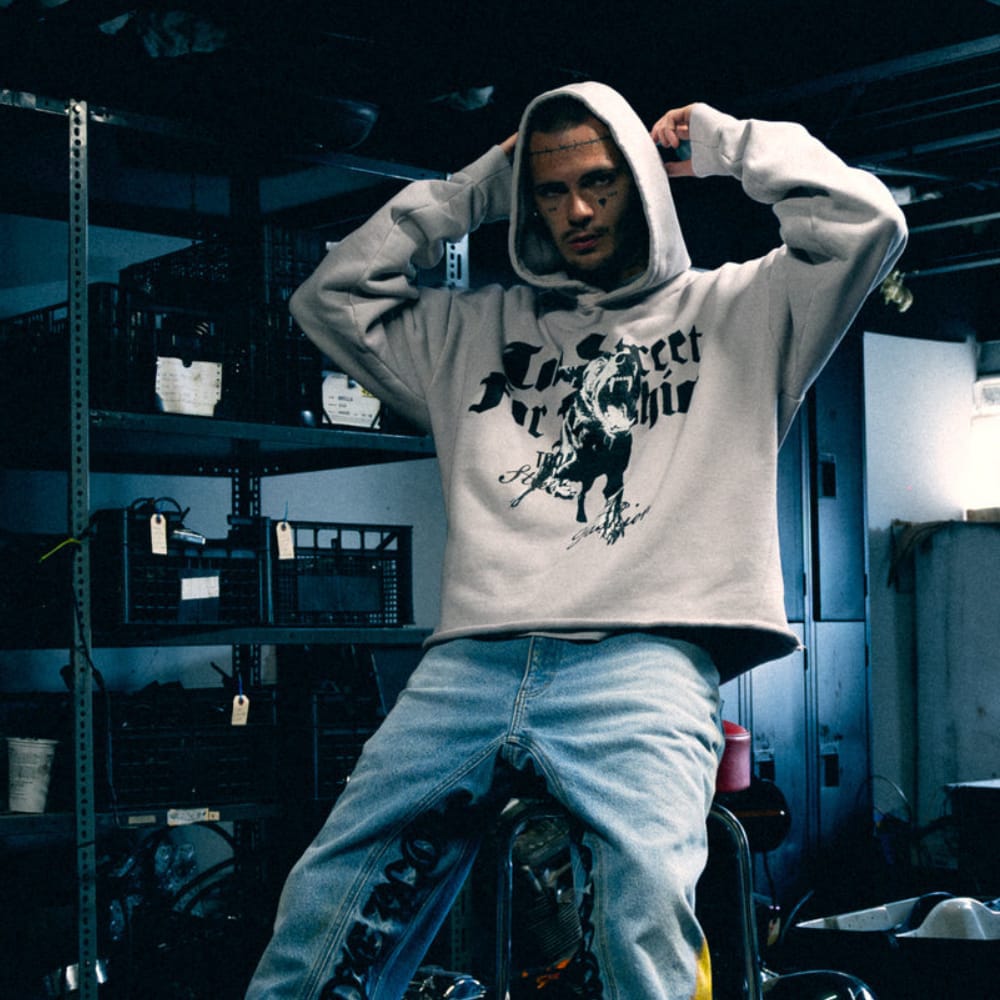 Gray Vlone Hoodie
