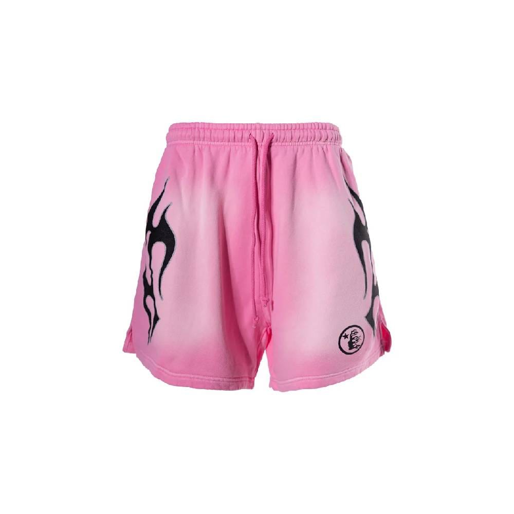 Hellstar Pink Flame Shorts