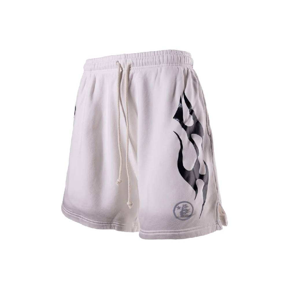 White Hellstar Shorts