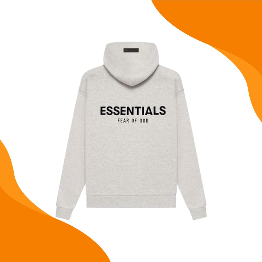 Light Oatmeal Grey Essentials Hoodie