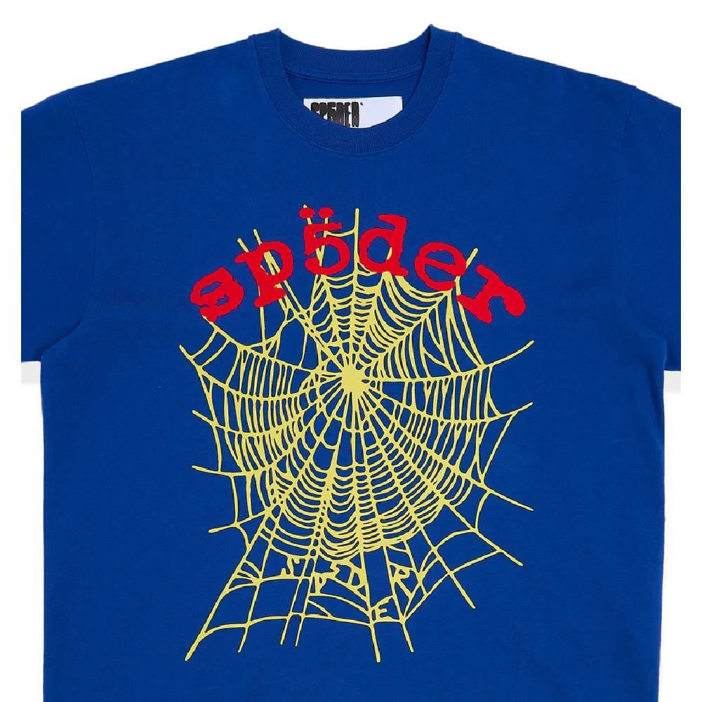 Sp5der Navy Blue Tee