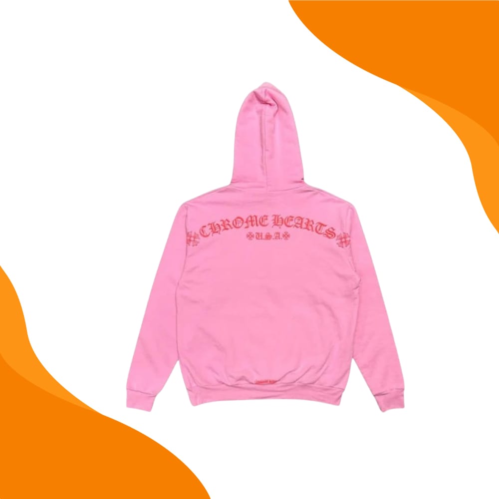 Pink Chrome Hearts Hoodie