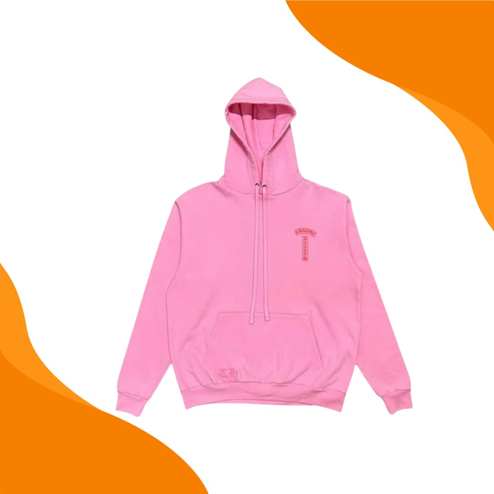 Pink Chrome Hearts Hoodie